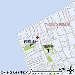 鳥取県境港市外江町3566周辺の地図