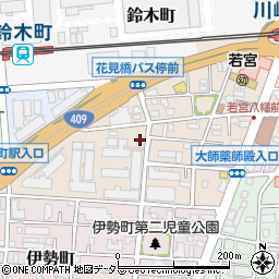 三徳部品株式会社　川崎営業所周辺の地図