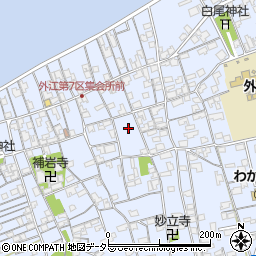 鳥取県境港市外江町2586周辺の地図