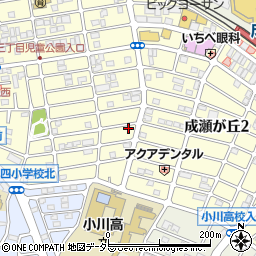 東京都町田市成瀬が丘3丁目9-4周辺の地図