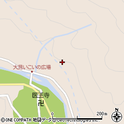 滋賀県長浜市木之本町大見周辺の地図
