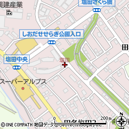 塩田周辺の地図