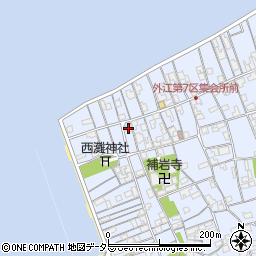 鳥取県境港市外江町3567周辺の地図