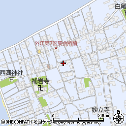 鳥取県境港市外江町2599周辺の地図