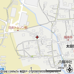 岐阜県美濃市極楽寺106周辺の地図