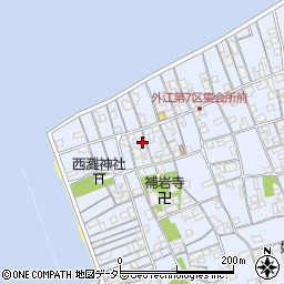 鳥取県境港市外江町2817周辺の地図