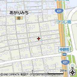 鳥取県境港市中野町123-2周辺の地図