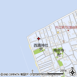 鳥取県境港市外江町3630周辺の地図
