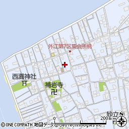 鳥取県境港市外江町2795周辺の地図