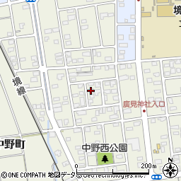 鳥取県境港市中野町5433-2周辺の地図