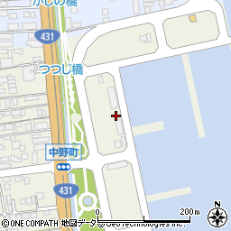 鳥取県漁協境港支所魚函倉庫周辺の地図