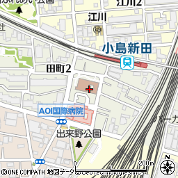 神奈川県川崎市川崎区田町周辺の地図