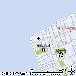 鳥取県境港市外江町3637周辺の地図