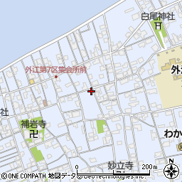 鳥取県境港市外江町2608周辺の地図