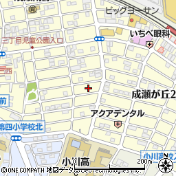 東京都町田市成瀬が丘3丁目8周辺の地図
