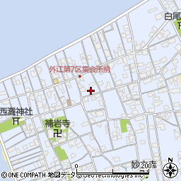 鳥取県境港市外江町2663周辺の地図