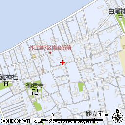 鳥取県境港市外江町2660周辺の地図