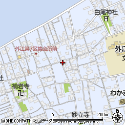 鳥取県境港市外江町2610周辺の地図