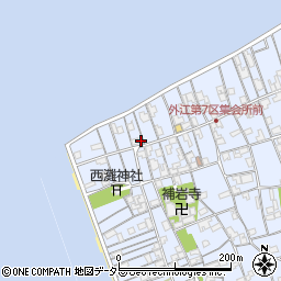 鳥取県境港市外江町3570周辺の地図