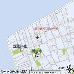 鳥取県境港市外江町2802周辺の地図