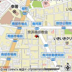 京浜福音キリスト教会周辺の地図