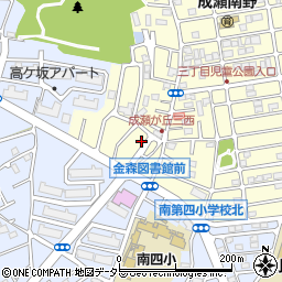 東京都町田市成瀬が丘3丁目1105-54周辺の地図