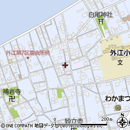 鳥取県境港市外江町2616周辺の地図