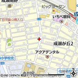 東京都町田市成瀬が丘3丁目8-1周辺の地図