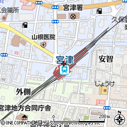 京都丹後鉄道周辺の地図