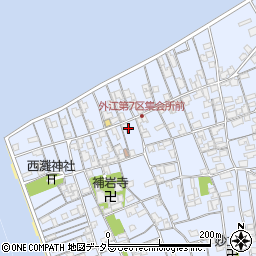 鳥取県境港市外江町2799周辺の地図