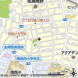 東京都町田市成瀬が丘3丁目16-2周辺の地図