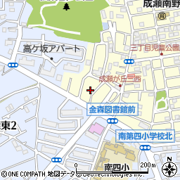 東京都町田市成瀬が丘3丁目1105-63周辺の地図