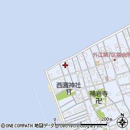 鳥取県境港市外江町3600周辺の地図