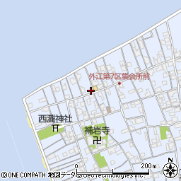 鳥取県境港市外江町2775周辺の地図