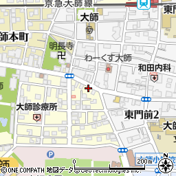 株式会社川崎京香園周辺の地図