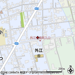 鳥取県境港市外江町1729-1周辺の地図