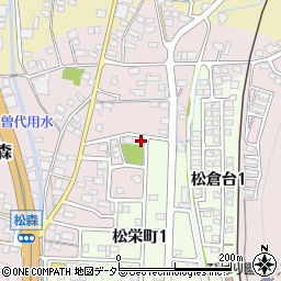 岐阜県美濃市松森2034周辺の地図