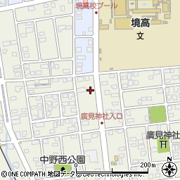 鳥取県境港市中野町5308-3周辺の地図