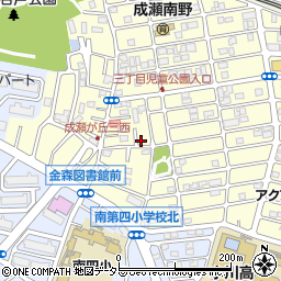 東京都町田市成瀬が丘3丁目30-25周辺の地図