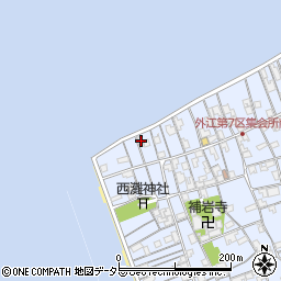 鳥取県境港市外江町3595周辺の地図