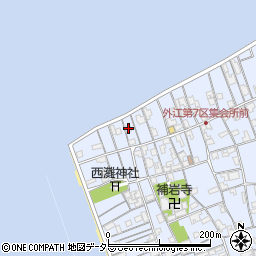 鳥取県境港市外江町3575周辺の地図