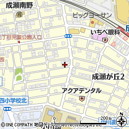 東京都町田市成瀬が丘3丁目7-12周辺の地図