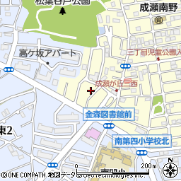 東京都町田市成瀬が丘3丁目1105-65周辺の地図