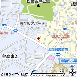 東京都町田市成瀬が丘3丁目1105-25周辺の地図