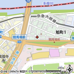 ファミリーマート川崎旭町一丁目店周辺の地図