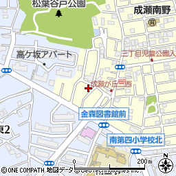 東京都町田市成瀬が丘3丁目1105-66周辺の地図