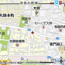 ヤネモ葬儀社周辺の地図