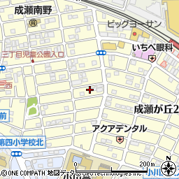 東京都町田市成瀬が丘3丁目7-8周辺の地図