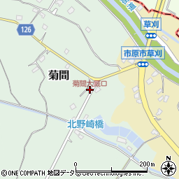 菊間大厩口周辺の地図