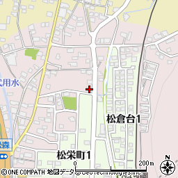 岐阜県美濃市松森2012周辺の地図